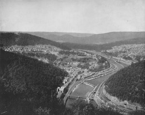 El Gran Bucle en Mauch Chunk, siglo XIX