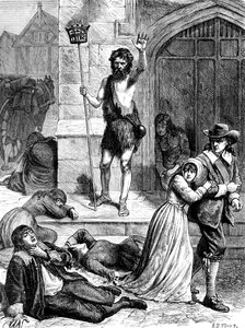 La Gran Plaga de 1665 c1902 de Unbekannt