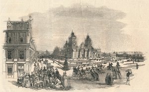 La Gran Plaza, México, 1845 de Unbekannt