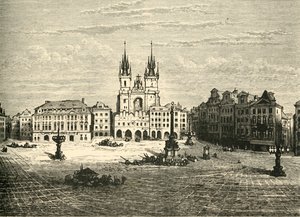 La Gran Plaza, Praga, 1890