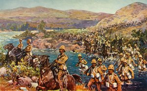 El gran movimiento de giro - Cruzando el Riet, 1901