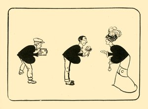 El Saludo en el tres de espadas, 1910 de Unbekannt