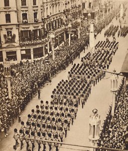 Los guardias en Oxford Street, 12 de mayo de 1937 de Unbekannt