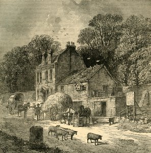 La Casa de Medio Camino, Kensington, 1850, c1876 de Unbekannt