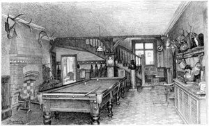 El Salón en Silverbeck, c. 1880-1882 de Unbekannt