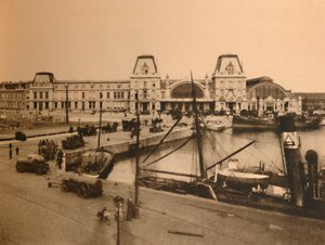 La estación del puerto, c1928 de Unbekannt