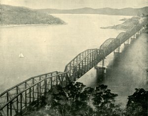 El Puente Hawkesbury, Nueva Gales del Sur, 1901