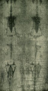 La Sábana Santa - Impresión del cuerpo vista desde atrás, 1902