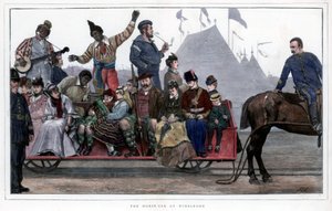 El tranvía en Wimbledon, 1872 de Unbekannt