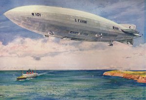 El desafortunado R101, 1927 de Unbekannt