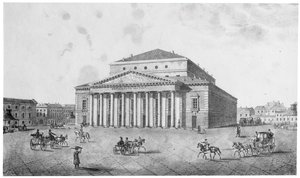 El Teatro Imperial Bolshoi Kamenny, San Petersburgo, Rusia, 1820s de Unbekannt