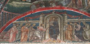 La Incredulidad de Santo Tomás, ca. 1350 de Unbekannt