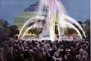La Exposición Internacional de Invenciones, Kensington, Londres, agosto de 1885 de Unbekannt