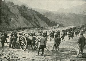 El ejército italiano en marcha, 1919 de Unbekannt