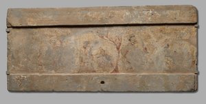 La Matanza de Tres Guerreros con Dos Duraznos, 206 a.C. - 220 d.C. de Unbekannt