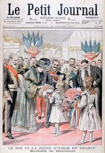 El Rey y la Reina de Italia en Francia, 1903 de Unbekannt