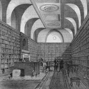 La Biblioteca del Rey, Casa de Buckingham, Westminster, Londres, 1775 1878 de Unbekannt
