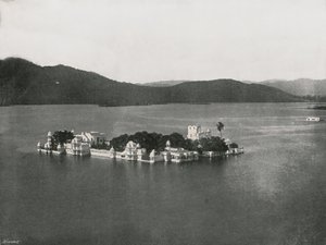 El Palacio del Lago, Udaipur, India, 1895