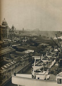 El embarcadero en Liverpool, 1936 de Unbekannt