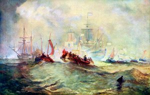 El desembarco de Guillermo de Orange en Torbay, 1688, c1920