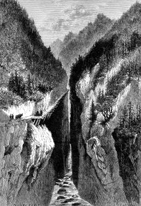 El Desfiladero de Lantzan-Kiang-Hoggs, c1890 de Unbekannt