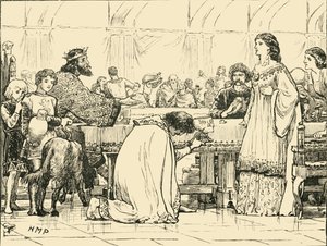 El Último Banquete de Alboin, c. 570 d.C., 1890 de Unbekannt