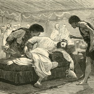 El Último Banquete de Sertorio, 1890 de Unbekannt