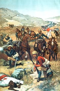 El último disparo en Sudán, 1885 de Unbekannt