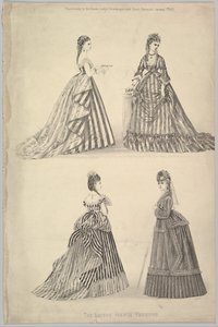 Las últimas modas francesas de The Queen, The Ladys Newspaper and Court Chron..., 7 de enero de 1871 de Unbekannt