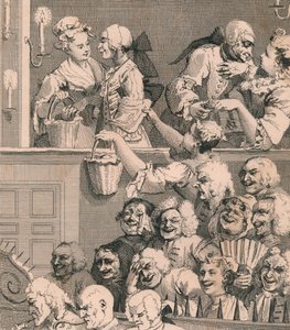 La audiencia riendo, 1733 de Unbekannt