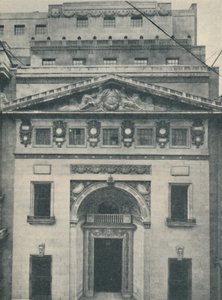 La entrada de Leadenhall Street de Lloyds, 1936