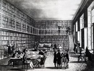 La biblioteca de la Real Institución, Calle Albemarle de Unbekannt