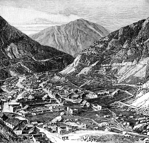El ferrocarril Lima-Oroya, Perú, 1895 de Unbekannt