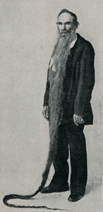 La barba más larga registrada, 1896, 1910 de Unbekannt