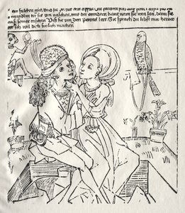 Los amantes, c. 1470