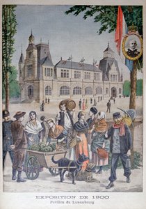 El pabellón de Luxemburgo en la Exposición Universal de 1900, París, 1900