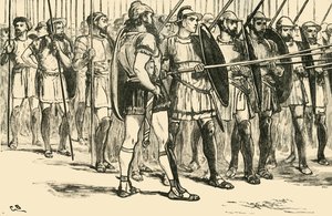 La falange macedonia, 1890 de Unbekannt