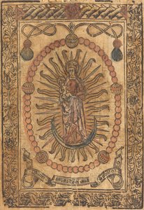 La Virgen y el Niño en un rosario, c. 1490 de Unbekannt