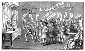 El Mago o Conjurador de Botellas. Credulidad inglesa: o, Todos embotellados, 1749 de Unbekannt