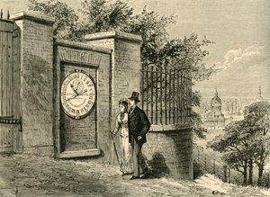 El Reloj Magnético, Observatorio de Greenwich, c1840