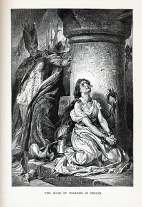 La Doncella de Orleans en prisión, 1882 de Unbekannt