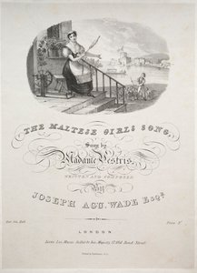 La canción de las chicas maltesas, 1800s