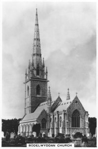 La Iglesia de Mármol Iglesia de Santa Margarita, Bodelwyddan, norte de Gales, 1936 de Unbekannt