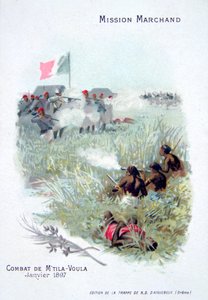 La expedición Marchand: lucha en Mtila Voula, enero de 1897 de Unbekannt