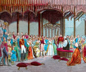 El matrimonio de la Reina Victoria, 10 de febrero de 1840, c1902 de Unbekannt