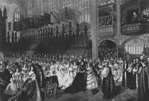 El matrimonio del Príncipe de Gales con la Princesa Alexandra de Dinamarca, 10 de marzo de 1863, 1901 de Unbekannt