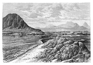 El paso de Marsha, al norte de Kandahar, Afganistán, 1895