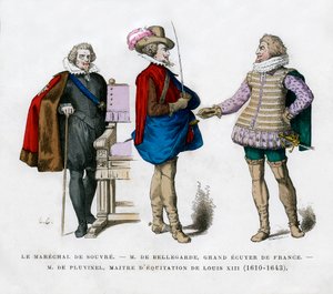 El Mariscal de Souvre, M de Bellegarde y M de Pluvinel, siglo XVII 1882-1884