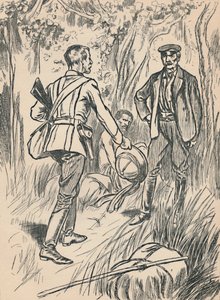 El encuentro de Stanley y Livingstone, c. 1907 de Unbekannt