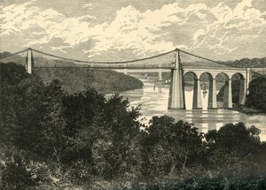 El puente colgante de Menai, 1898